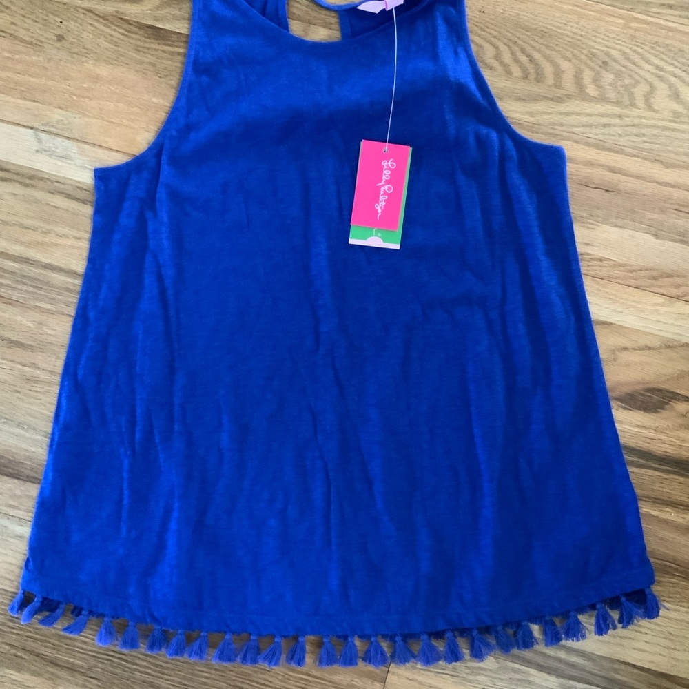 Lilly Pulitzer Blue Top Size XS NWT